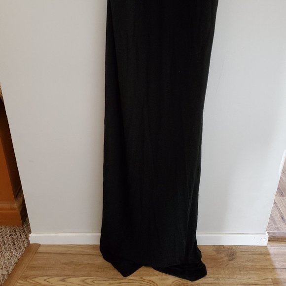 Fabletics Long Black Evelyln Strappy Maxi Dress - Picture 3 of 9